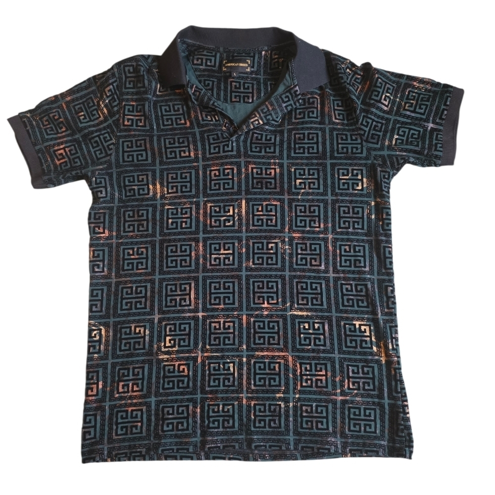 American Breed Men's Polo Shirt Size L